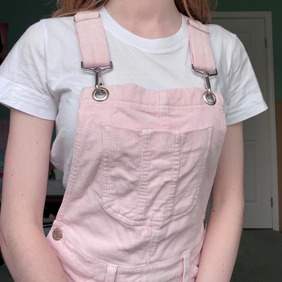 Pink Corduroy Pinafore 💕 - Picture 2 of 4